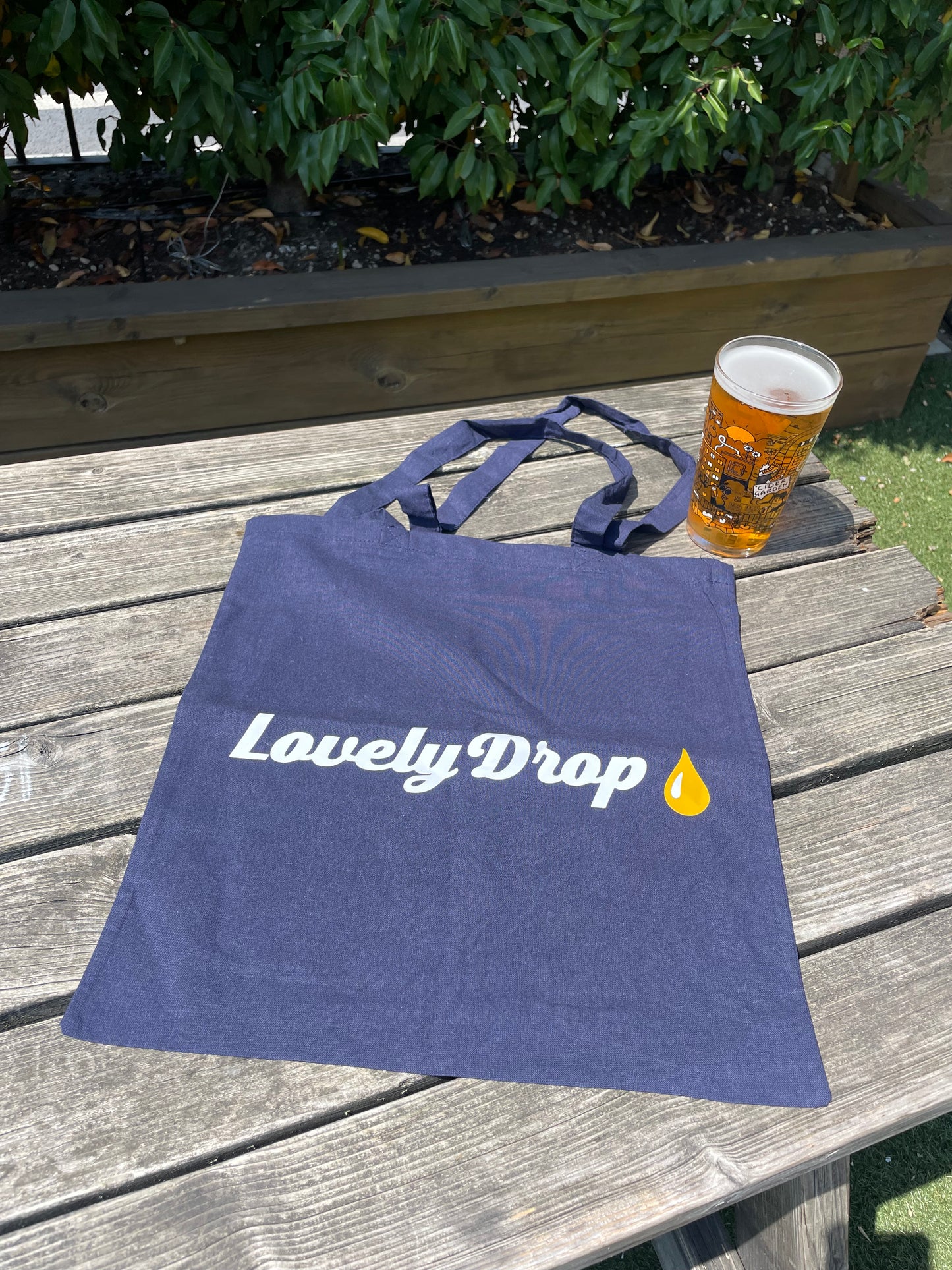 Lovely Drop Tote Bag